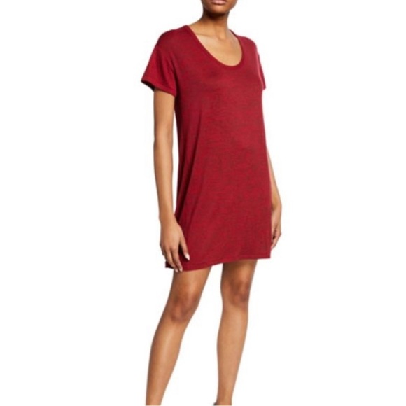 rag & bone Dresses & Skirts - rag & bone Clara Scoop-Neck Short-Sleeve Torqued Tee Dress Size S
